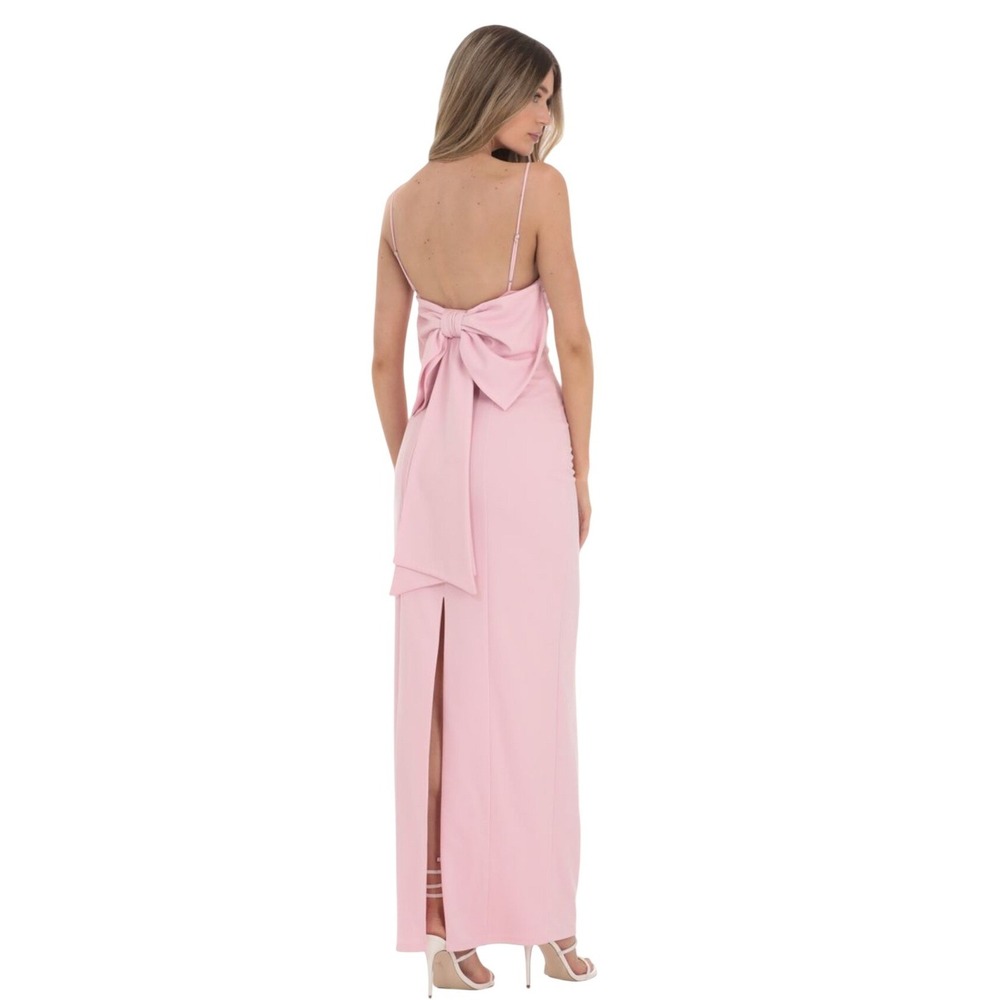 Lucy In The Sky Back Bow Maxi Dress XS Formal Prom Homecoming Hoco Bodycon